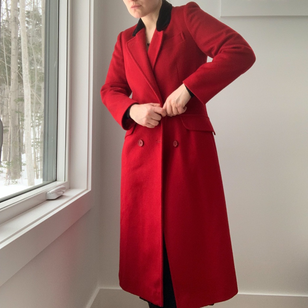 Vintage Loring Tailored Wool Coat